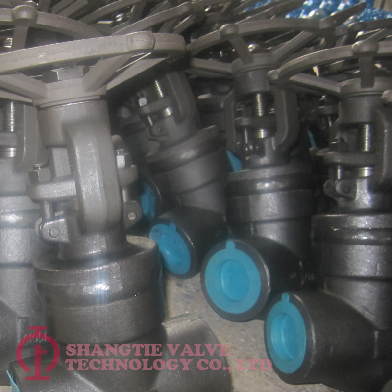 THREADED END WB WELDED BONNET FORGED STEEL GATE VALVE_6222