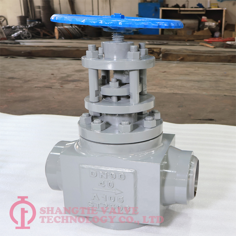 DIN Standard But-welded Free Forged Steel High Presure Globe Valve（1）_5941