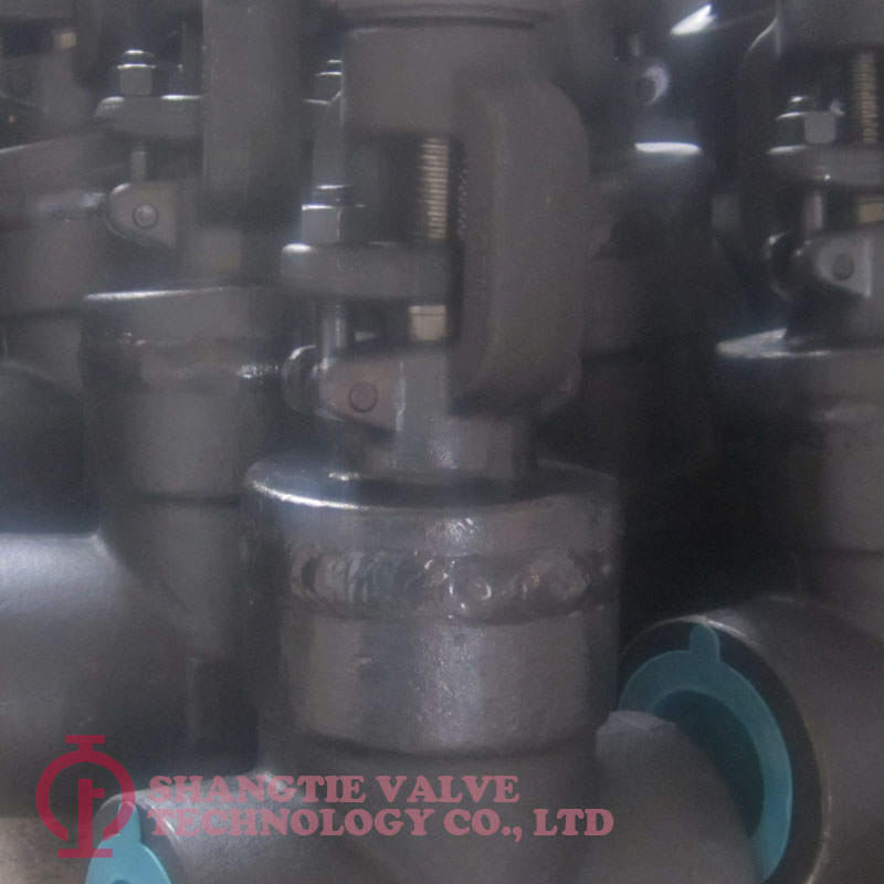 THREADED END WB A105N WELDED BONNET FORGED STEEL GATE VALVE_6111