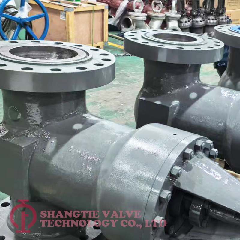 RTJ FLANGED HIGH PRESSURE SEALED POWER STATION GATE VALVE_2670