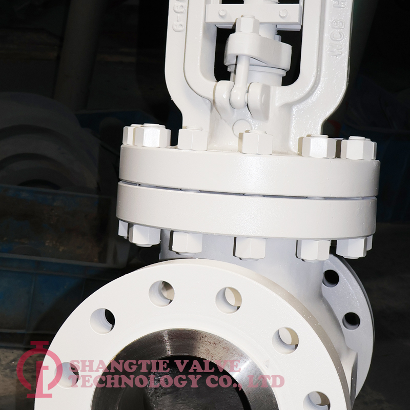 BEVEL GEAR OPERATED API 600 CAST STEEL A216 WCB FLANGED GLOBE VALVE_(0361)