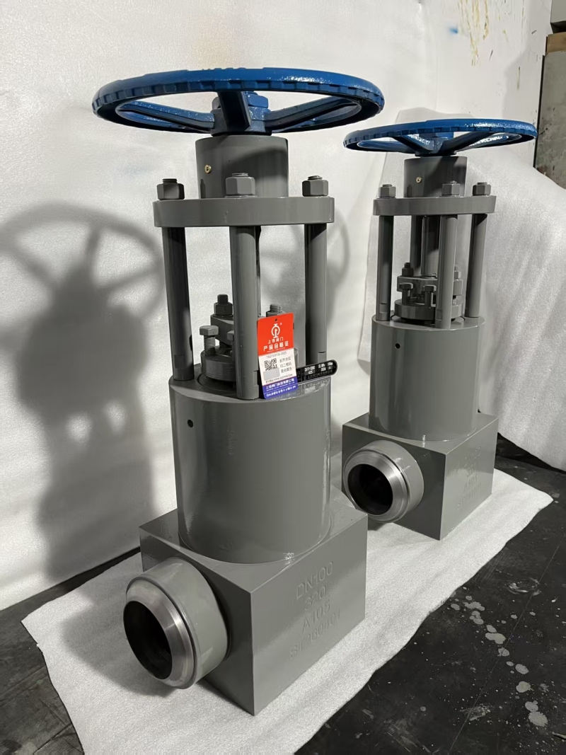forged-steel-high-pressure-gate-valve-technical-drawing