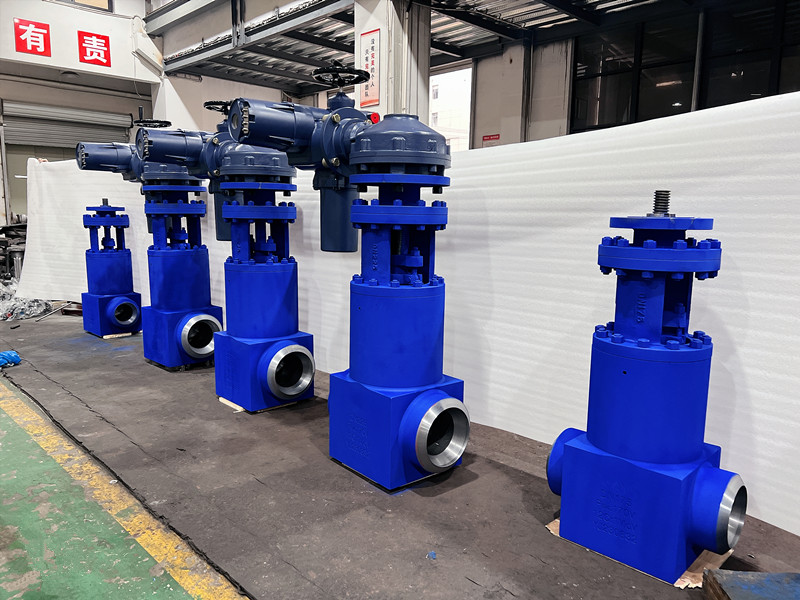 electric-actuator-high-temp-gate-valve-for-power-plant