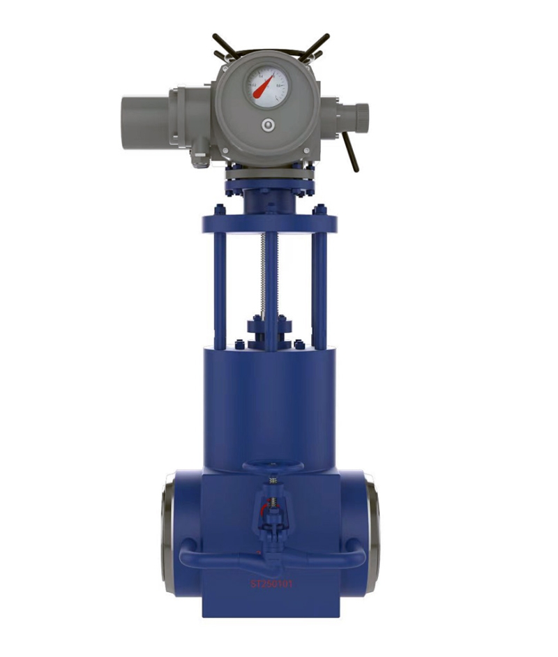 api600-electric-forged-gate-valve-with-bypass