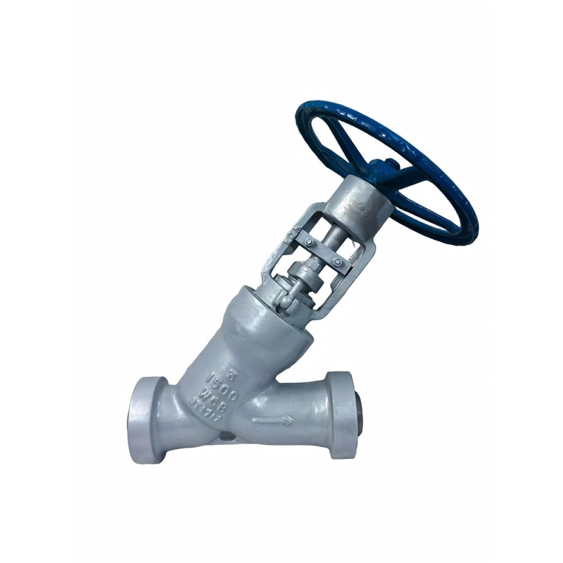 Class 1500 API 600 HTHP Welded Alloy Steel Y-Type Globe Valve