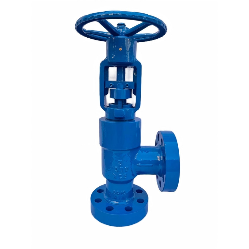 Class 1500 API 600 HTHP Flanged Angle Globe Valve