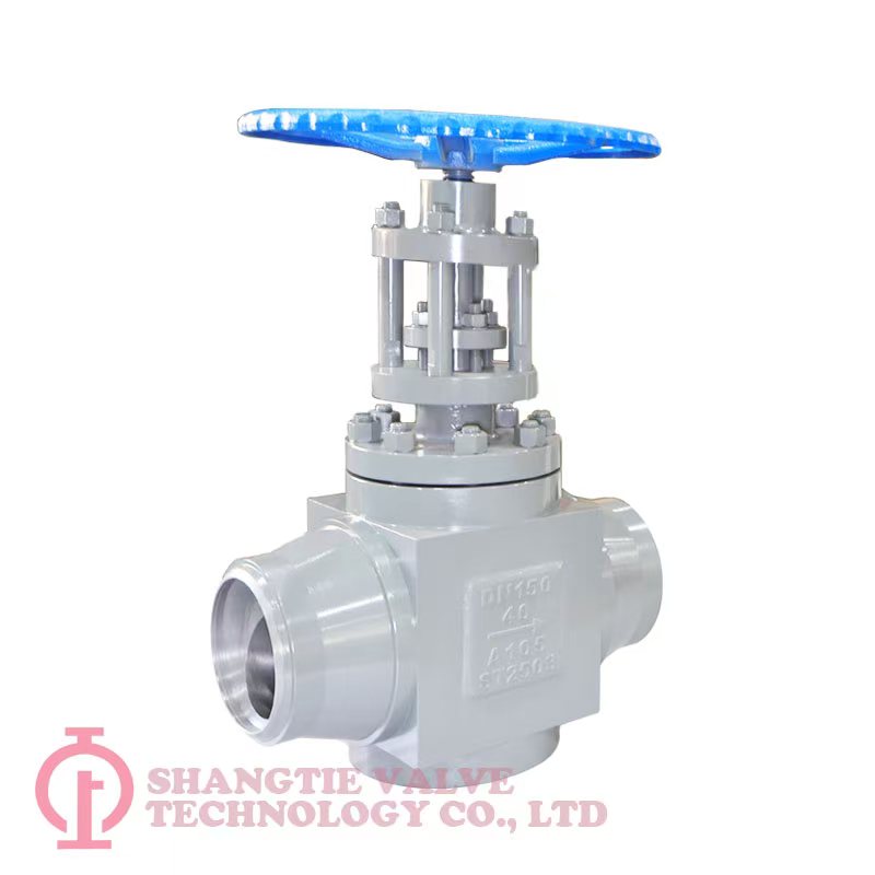 DIN Standard But-welded Free Forged Steel High Presure Globe Valve
