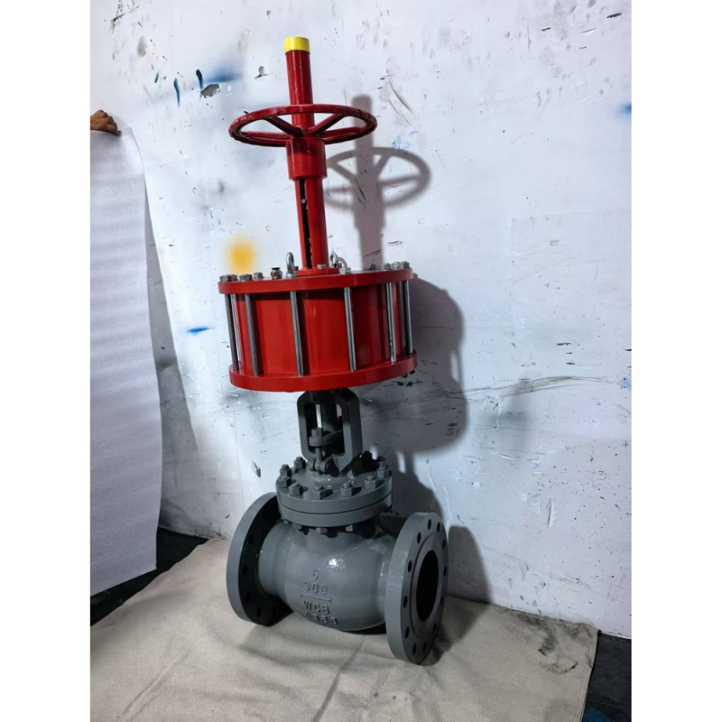 pneumatic-wcb-flanged-globe-valve-3d-model