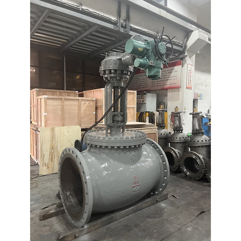 large-diameter-bs1873-electric-globe-valve-cross-section
