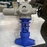 electric-actuator-high-temp-globe-valve-for-power-plant