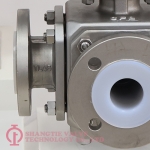 STAINLESS STEEL FLUORINE PFA LINED BALL VALVE_(8134)